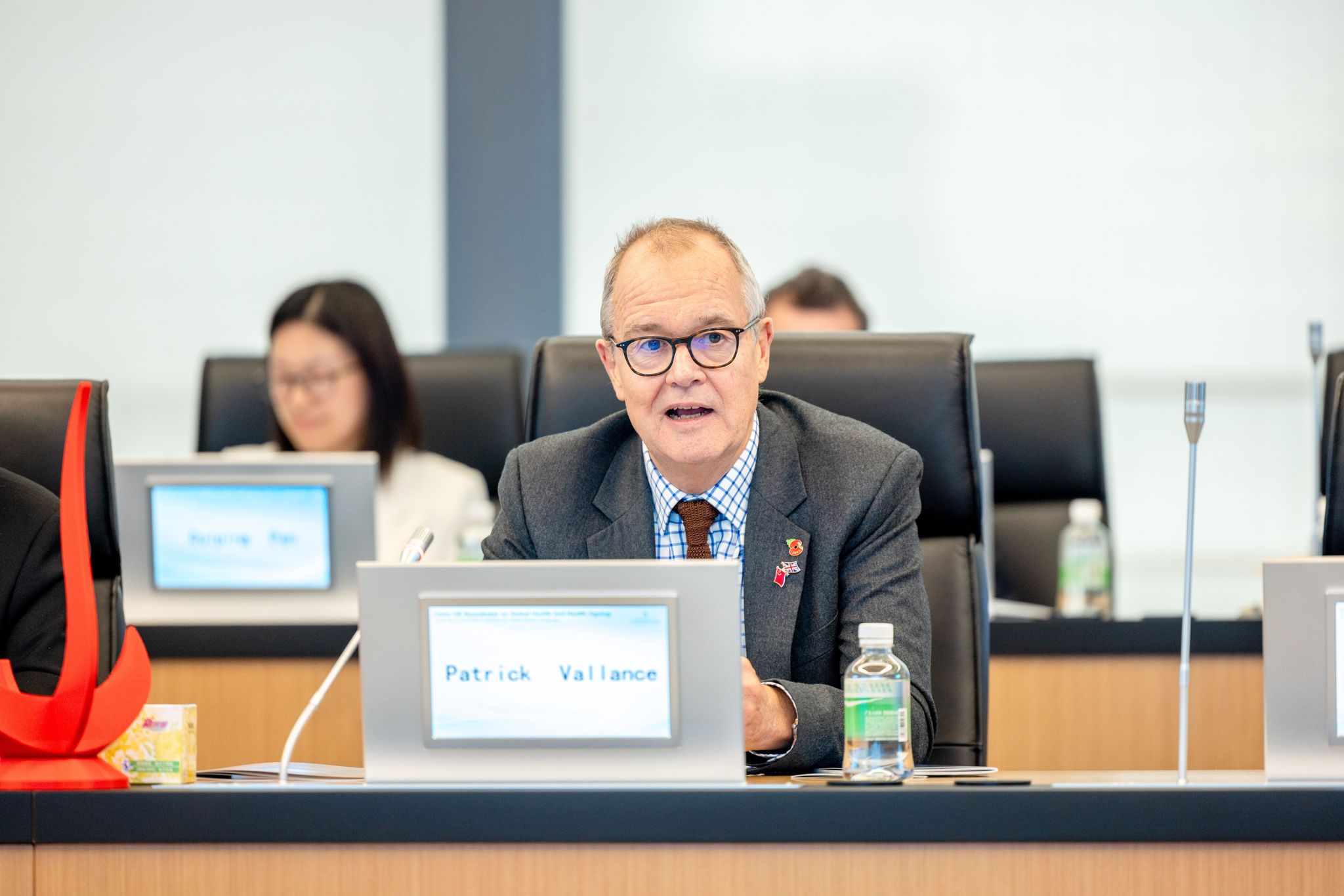 Lord Vallance delivers closing remarks.