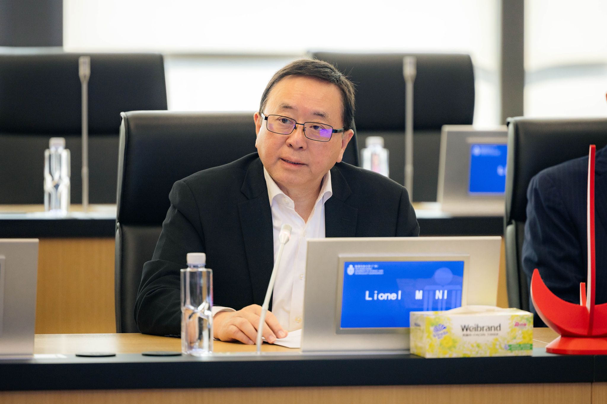 Professor Lionel Ni, President of HKUST (GZ) in the forum.