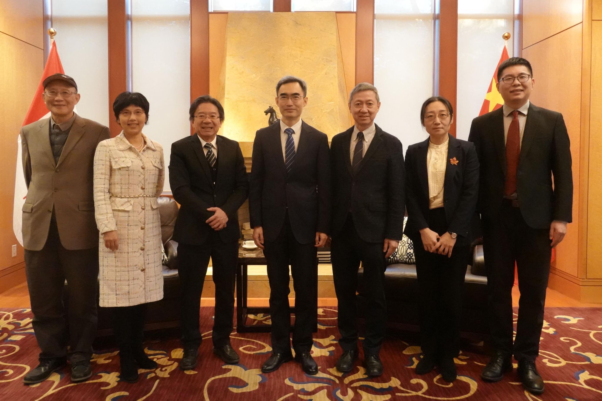A meeting with Consul General Shu Yang at the Chinese Consulate in Vancouver